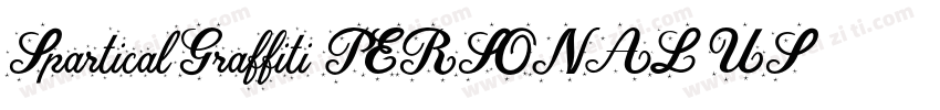 Spartical Graffiti PERSONAL USE Re字体转换